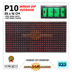 Panel Modul P10 DIP Outdoor Single Color | RED - MERAH - Standard